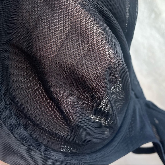 Nueskin (NWT) 38 B black mesh bra Retail $29.95 - clothes - Picture 4 of 13